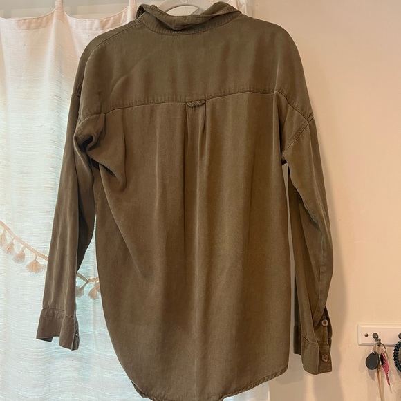 Sincerely Jules army button down - Picture 2 of 2